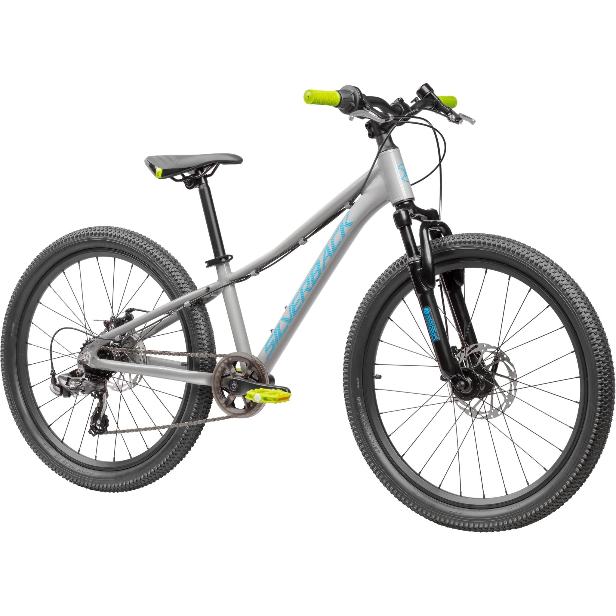 Silverback Spyke 24D - 24'' Kids Bike Battleship Grey