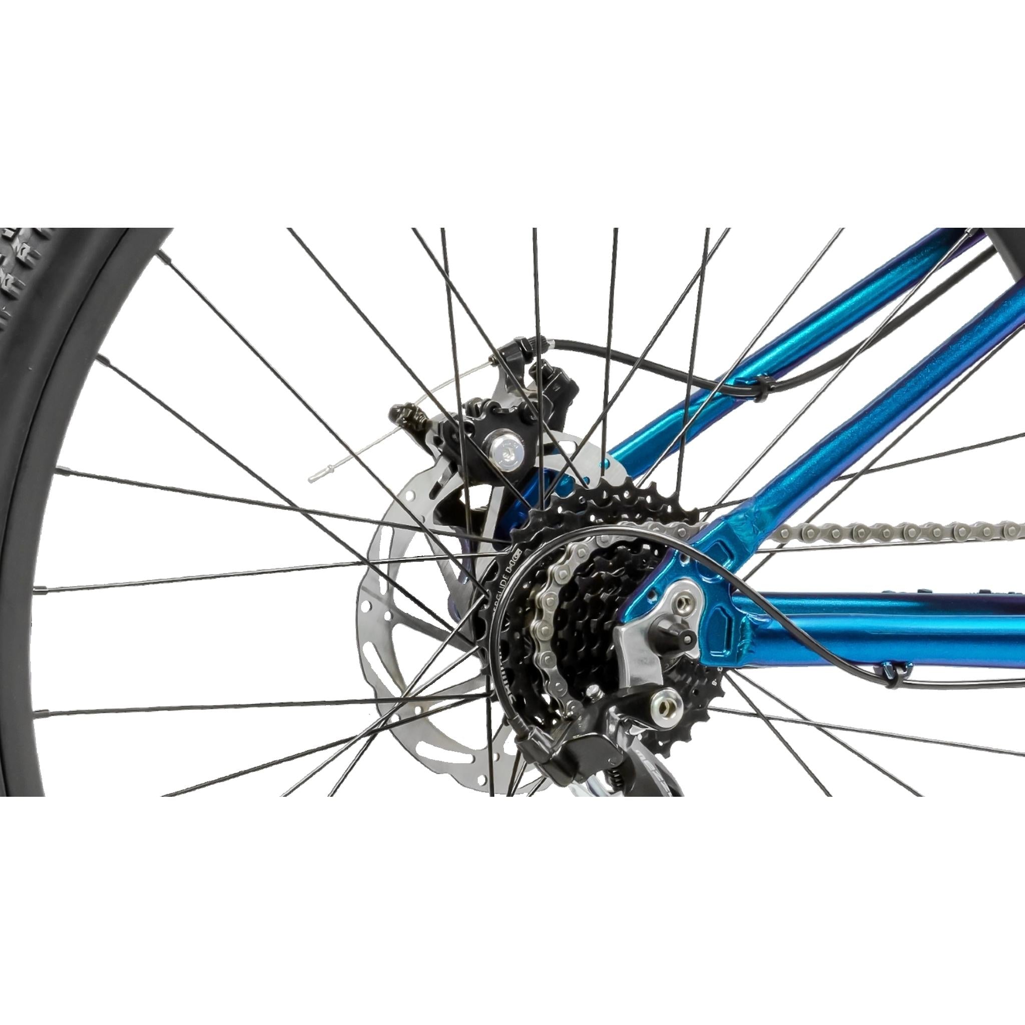 Silverback Spyke 26D 8-Speed Kids Mountain Bike Caribbean Blue