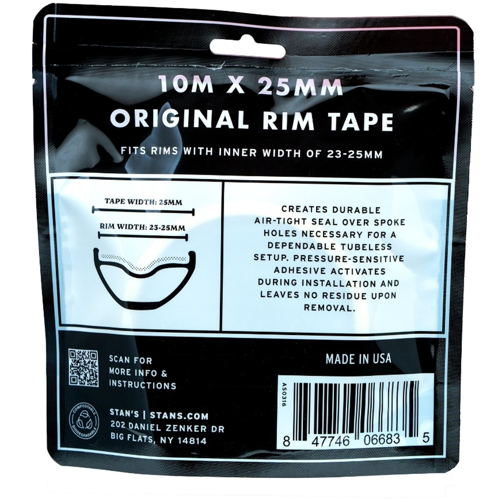 Stans NoTubes Rim Tape 10m x 25mm