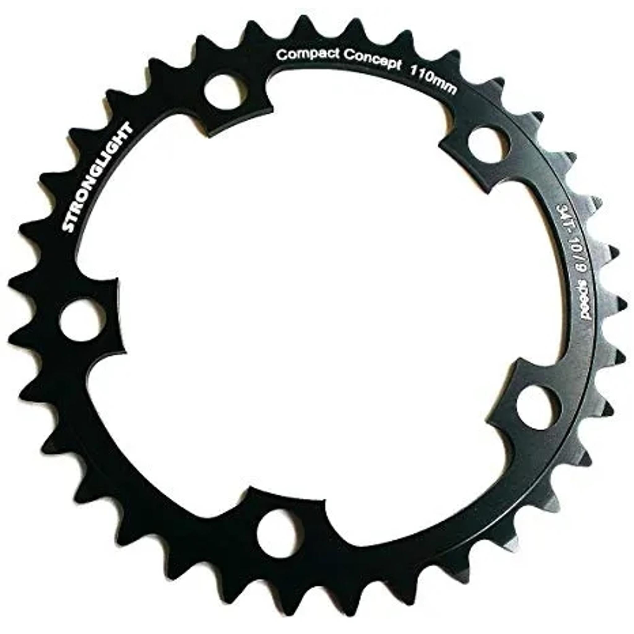 Stronglight 5083 5-Hole 9/10-Speed Road Chainring 34T 110mm BCD