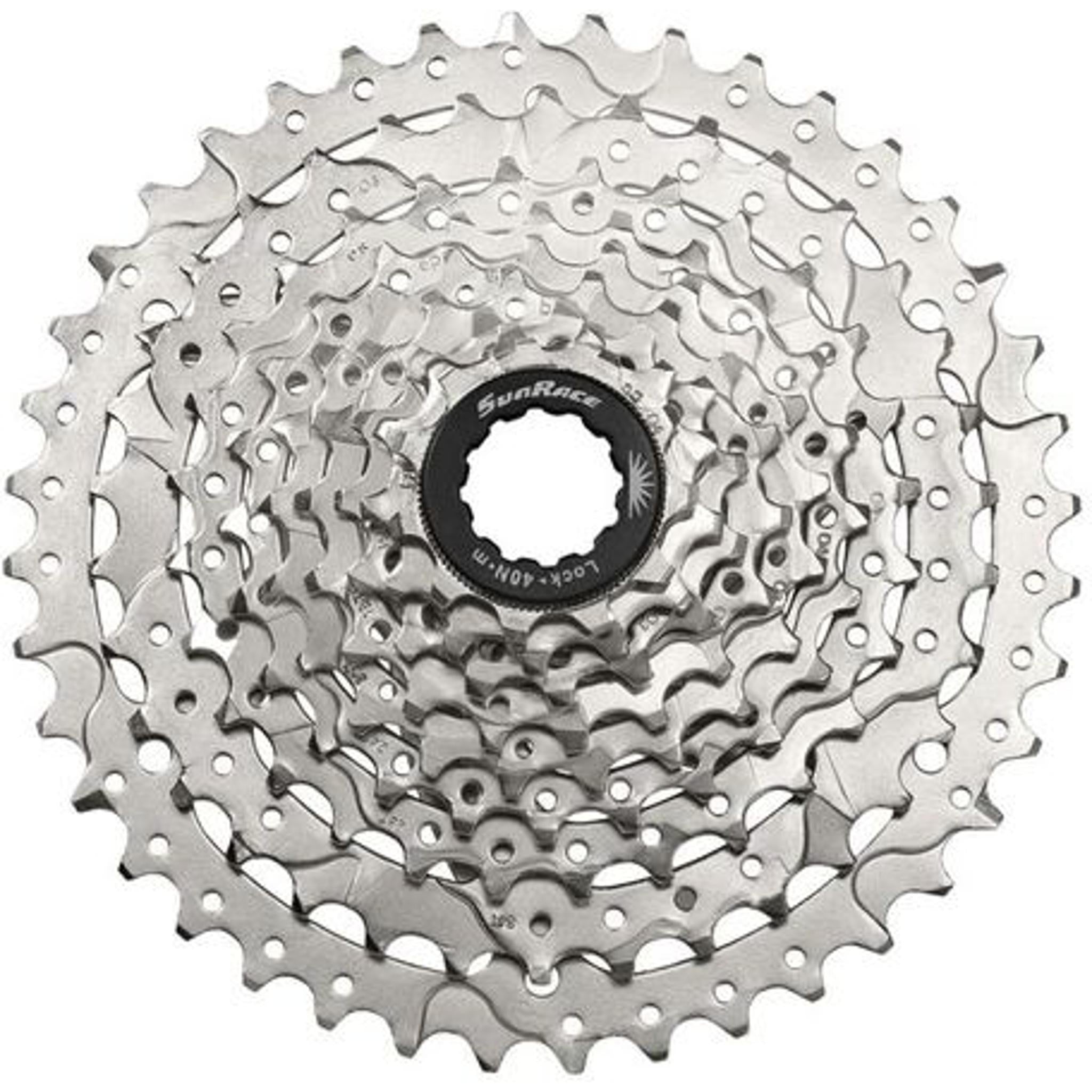 SunRace CSM989 Nickel-Plated 9-Speed MTB Cassette 11-36T