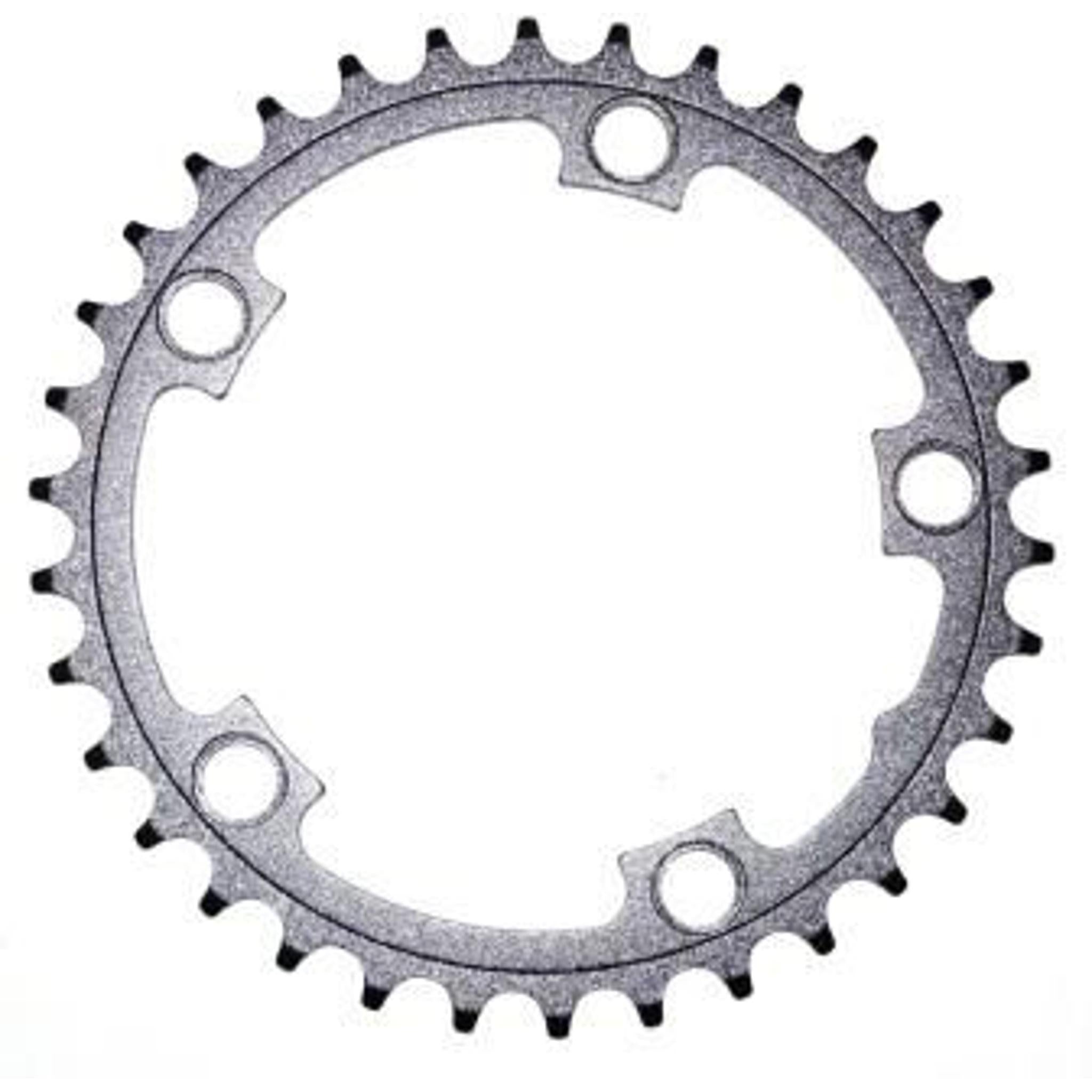 SunRace RS0 Compact 5-Bolt Chainring 34T 110mm BCD Black