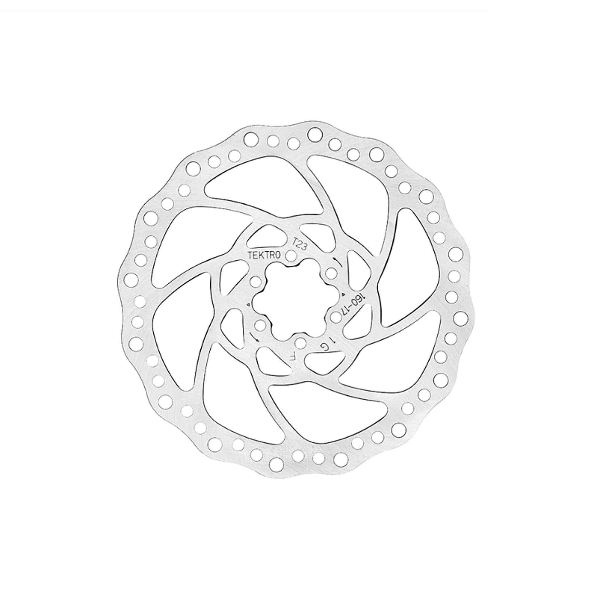 Tektro Heavy-Duty 2.3mm Thick 6-Bolt Disc Brake Rotor 180mm