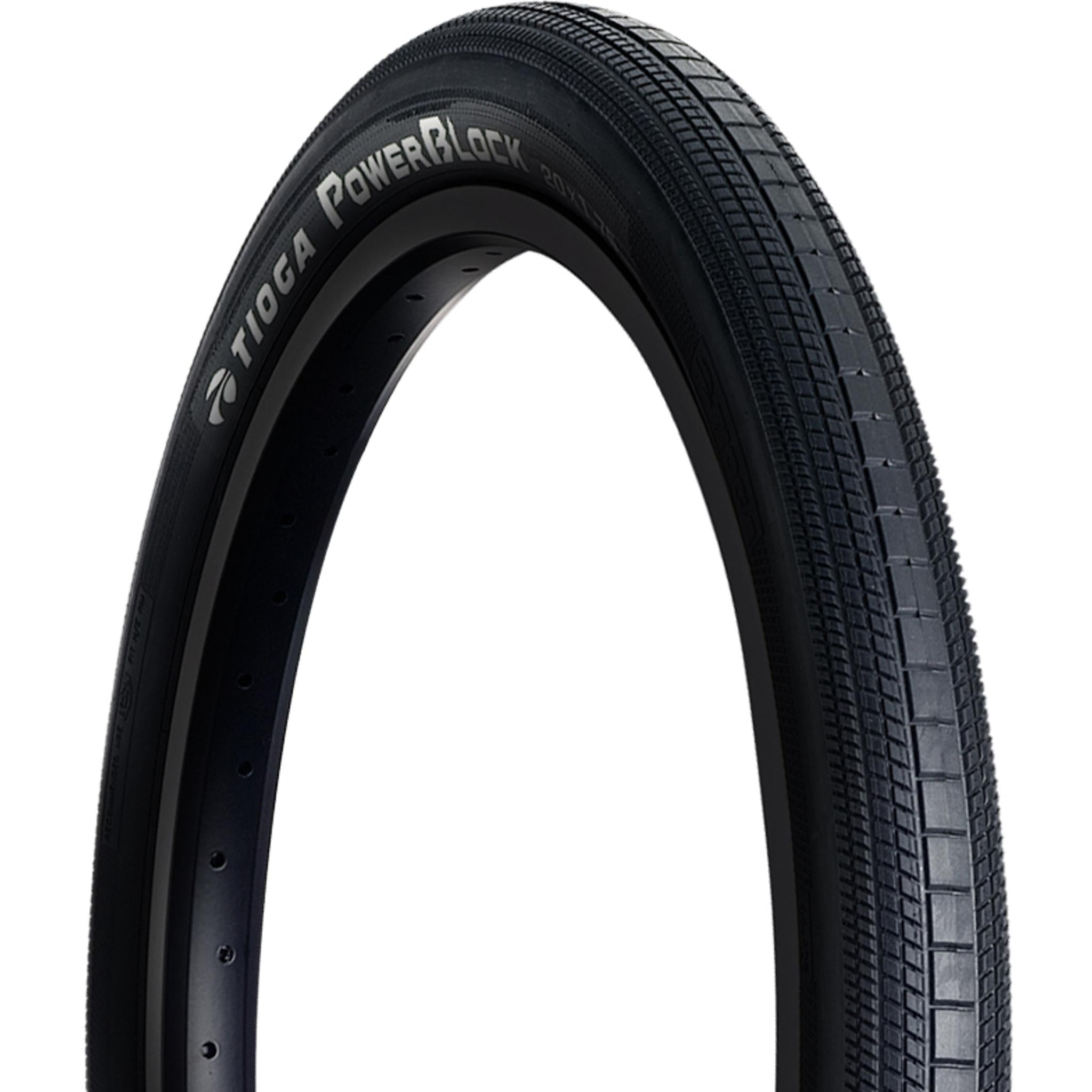 Tioga Powerblock BMX Race Tyre 20x1-1/8'' Black