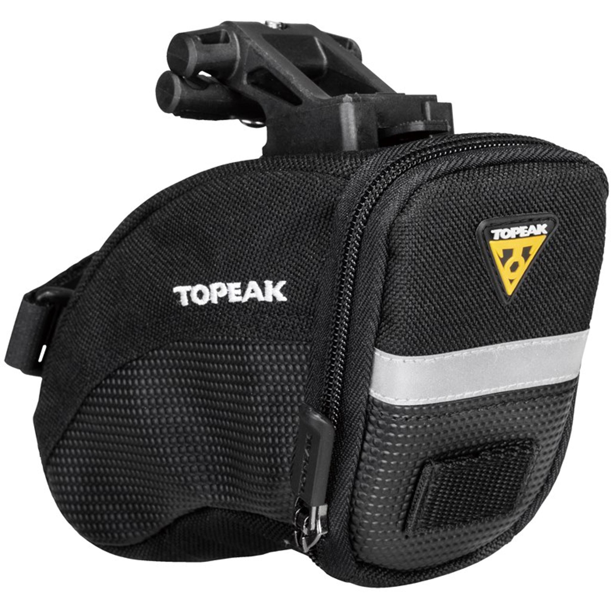 Topeak Aero Wedge Pack Saddle Bag w/ Fixer Small 0.66L Black