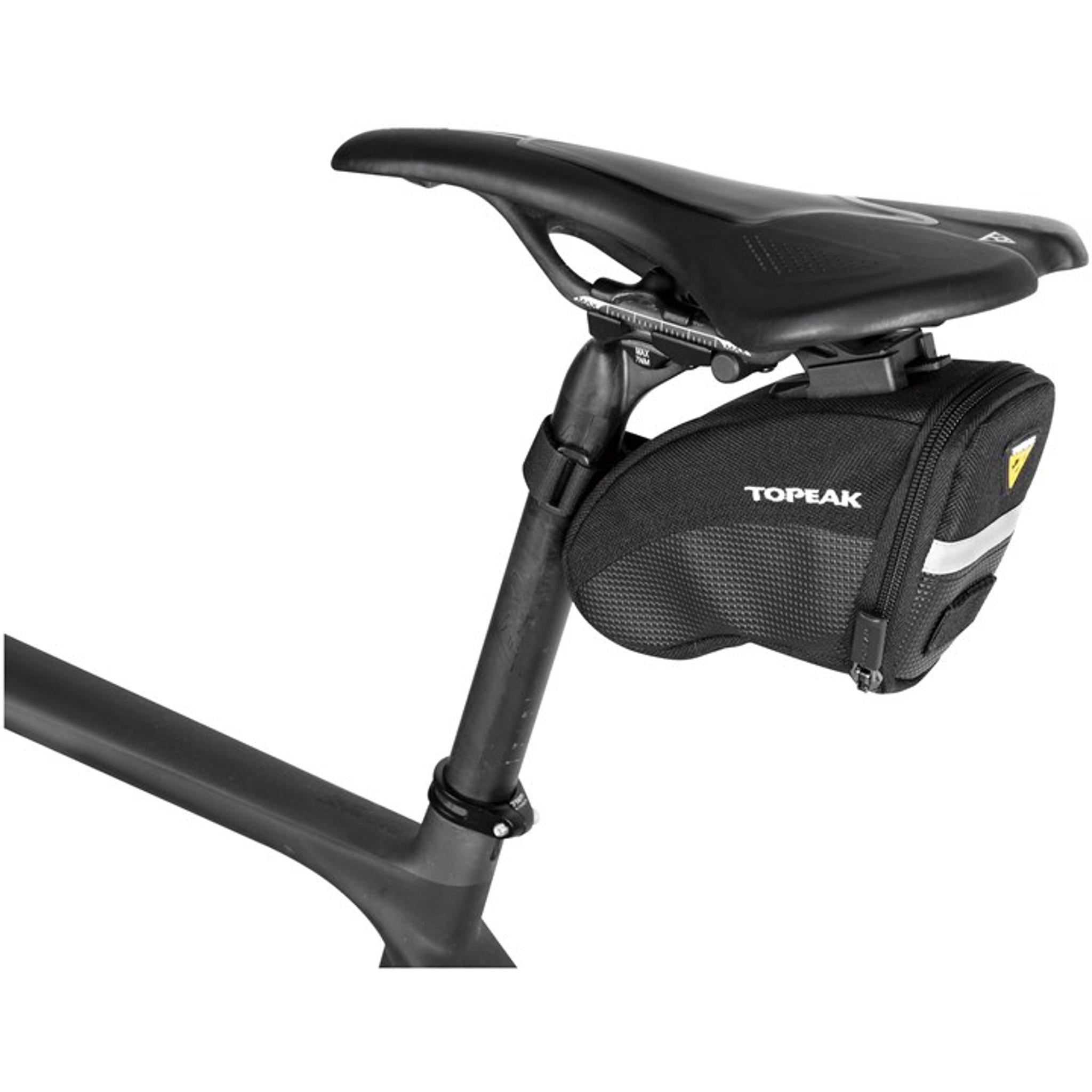 Topeak Aero Wedge Pack Saddle Bag w/ Fixer Small 0.66L Black