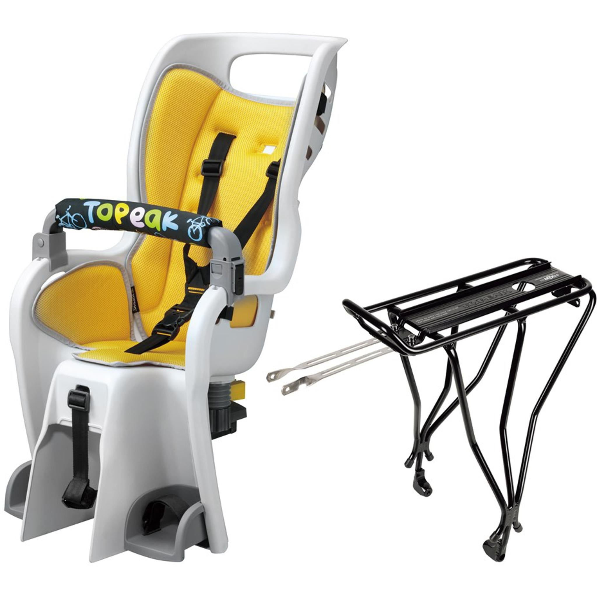 Topeak BabySeat II with Disc Brake Mount Rear Rack