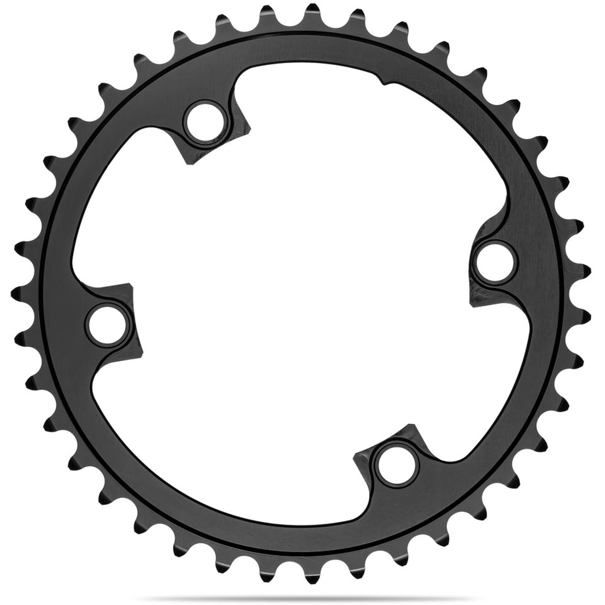 absoluteBLACK 110BCD 4-Hole 2X MTB Chainring (Shimano R9100/R8000)