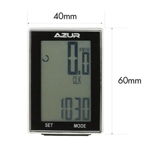 Azur Wireless 15 Function Cycle Computer