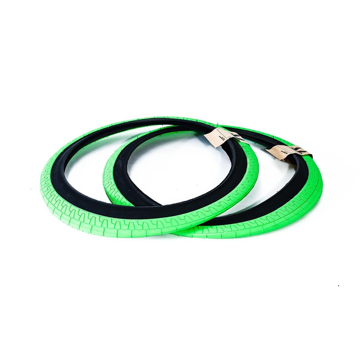 Academy 617 BMX Tyre 20 x 2.25 Green/Black