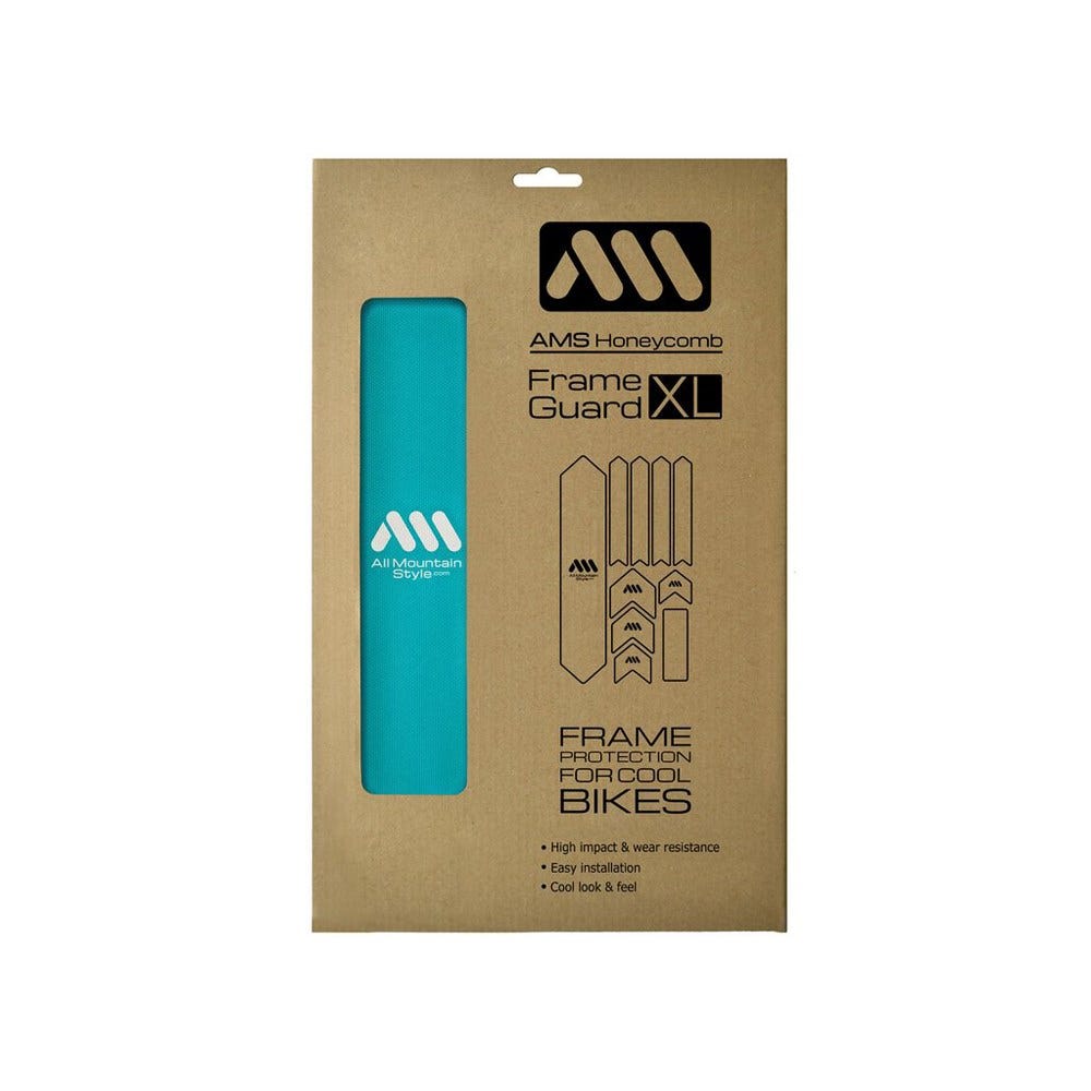 AMS Honeycomb Frame Guard XL Frame Protection Blue/White