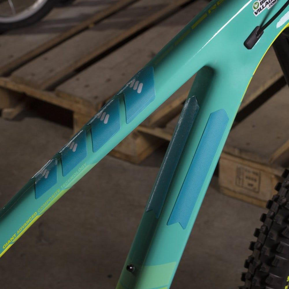 AMS Honeycomb Frame Guard XL Frame Protection Blue/White