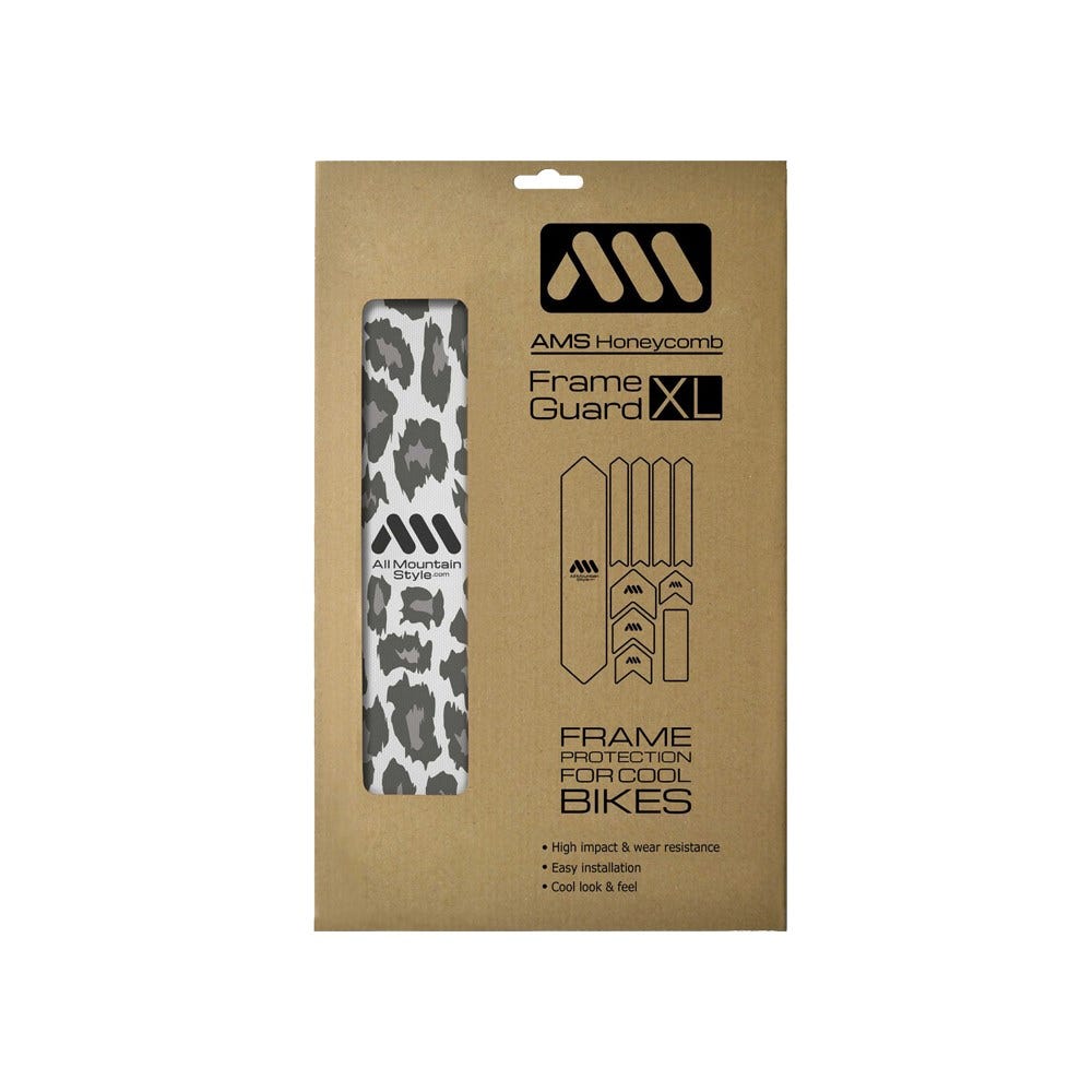 AMS Honeycomb Frame Guard XL Frame Protection Clear/Cheetah