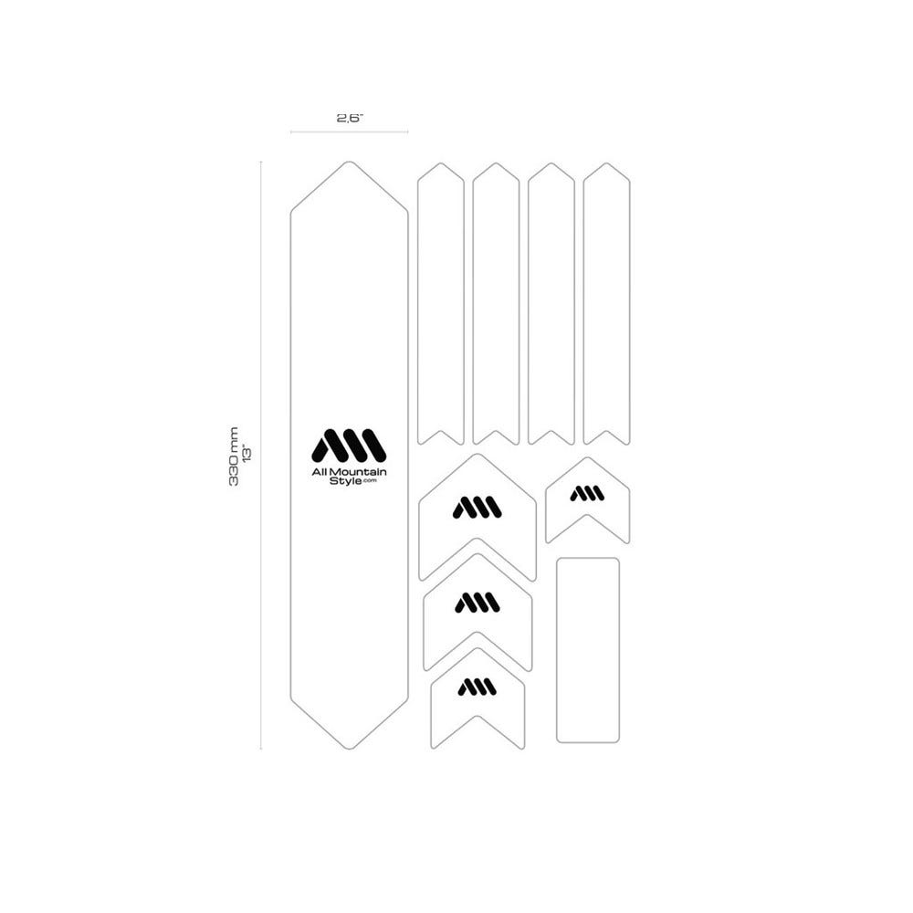 AMS Honeycomb Frame Guard XL Frame Protection Clear/Cheetah