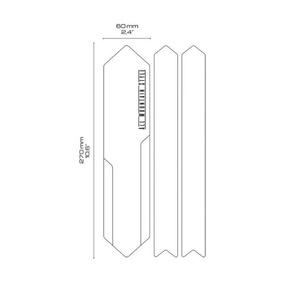 AMS Honeycomb Chain Guard Frame Protection Black/Silver
