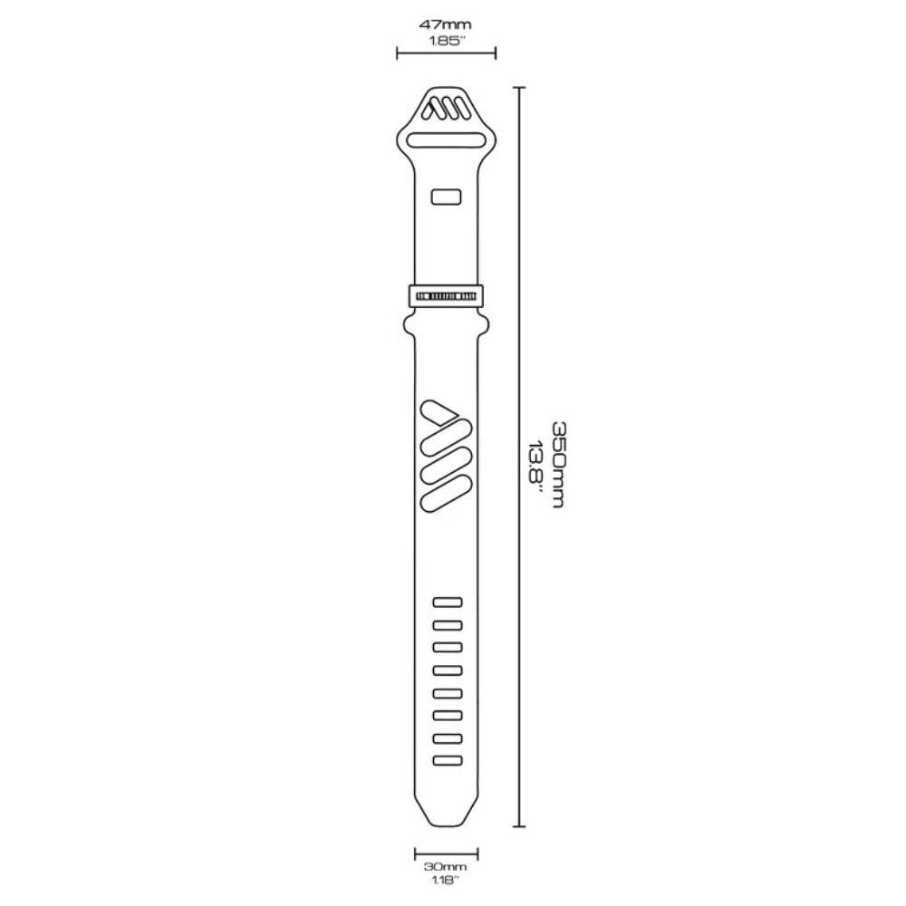 All Mountain Style OS Silicone Strap Black