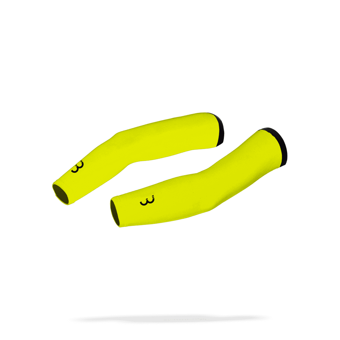 BBB Comfort Arm Warmers Neon Yellow