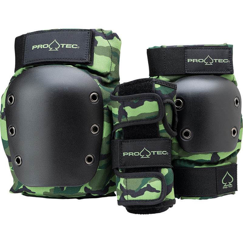 Pro-Tec Junior Street Gear Pads 3 Pack Camo