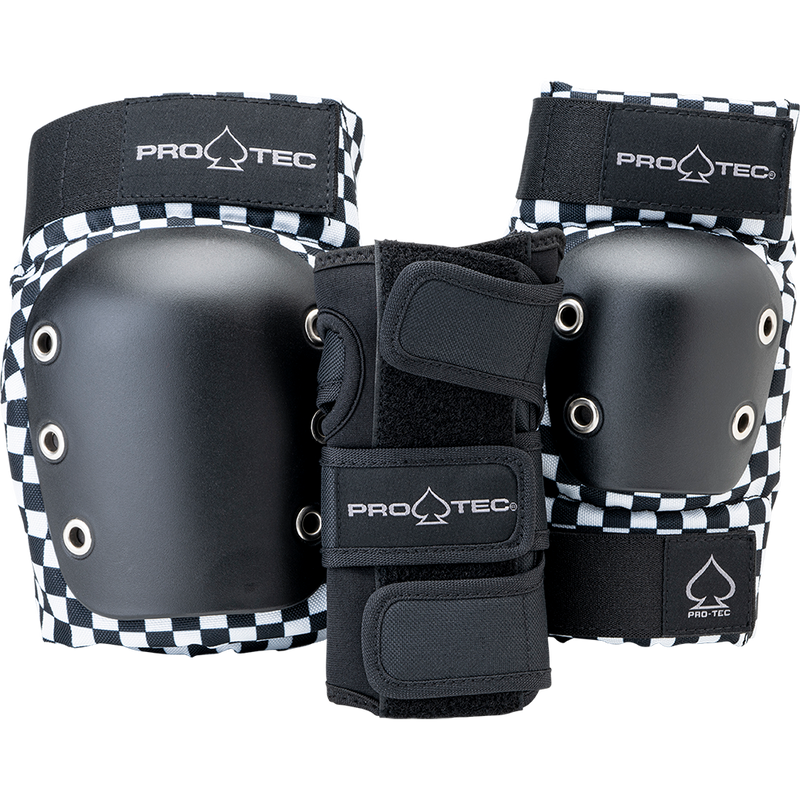 Pro-Tec Junior Street Gear Pads 3 Pack Checker