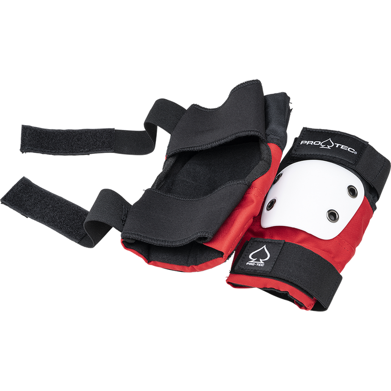Pro-Tec Junior Street Gear Pads 3 Pack Red/White/Black