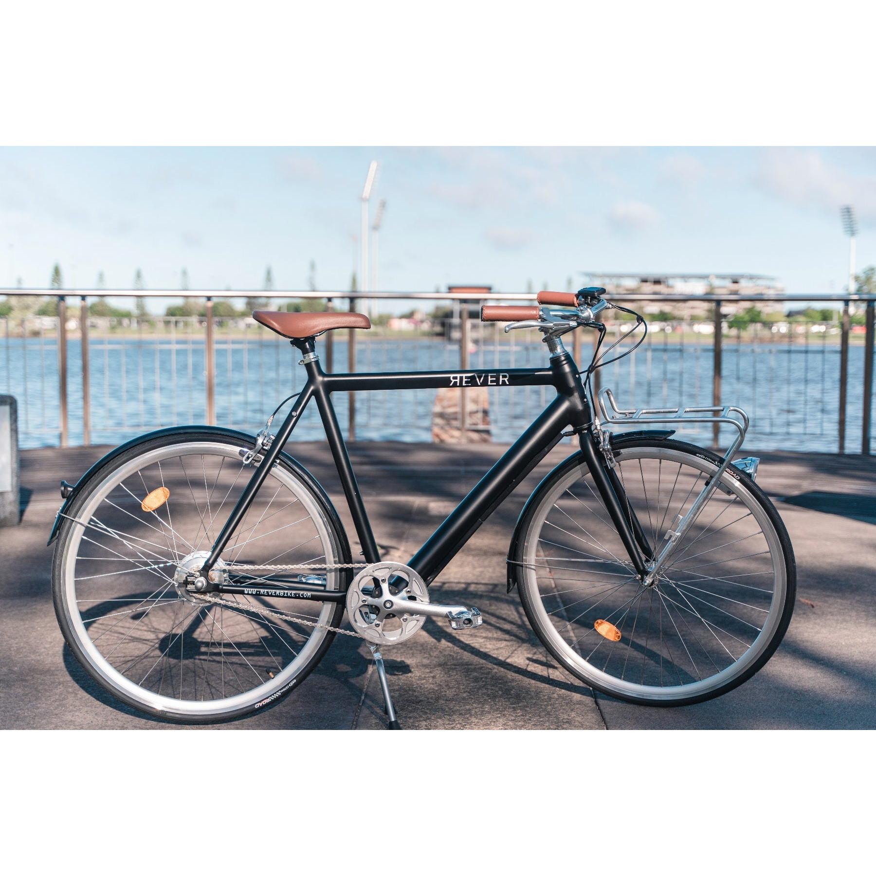 Rever Vintage Electric Bike Black