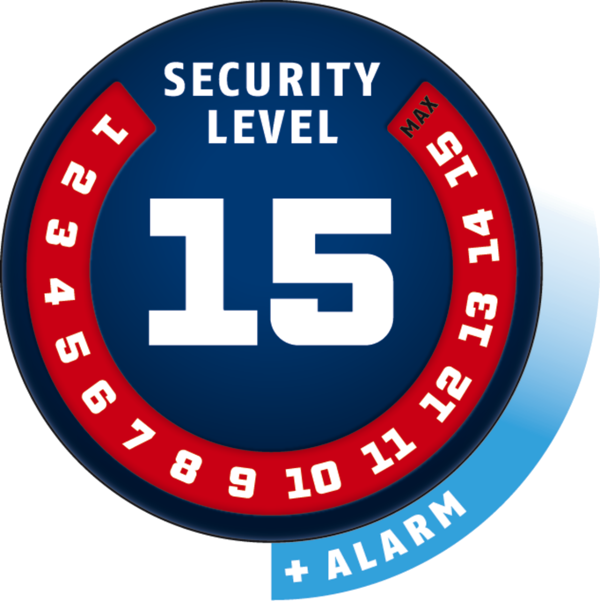ABUS U-Bolt SmartX 770 Alarm 230mm Blue with USH