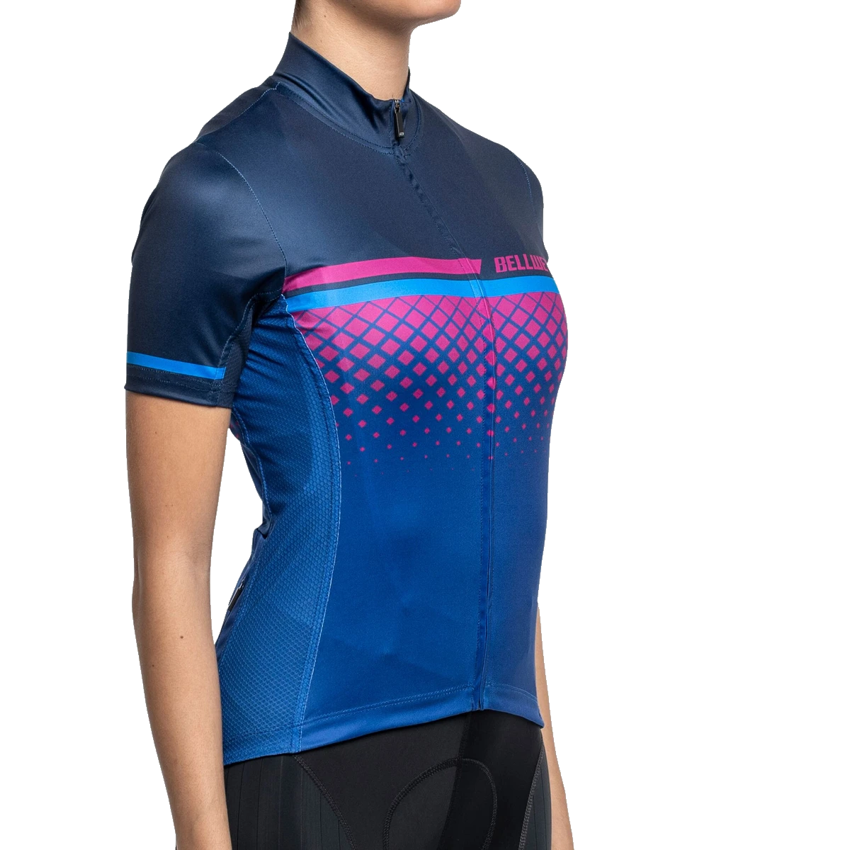 Bellwether Gradient Short Sleeve Women's Jersey Navy