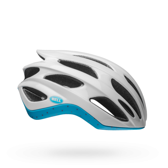 Bell Formula Helmet Mat/Gloss White/Bright Blue/Raspberry