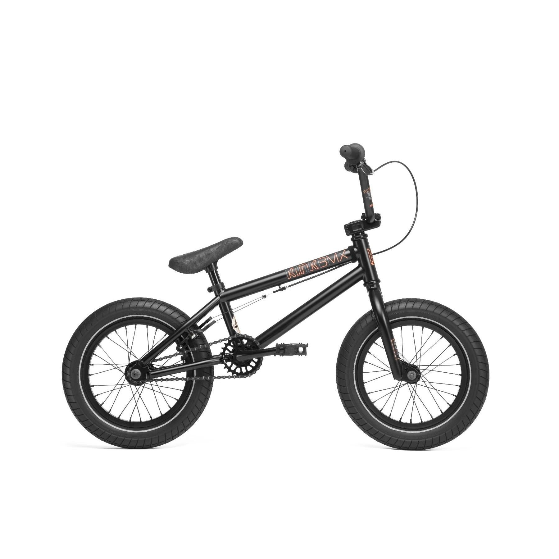 Kink Pump Boys Bike 14" Matte Guinness Black (2020)