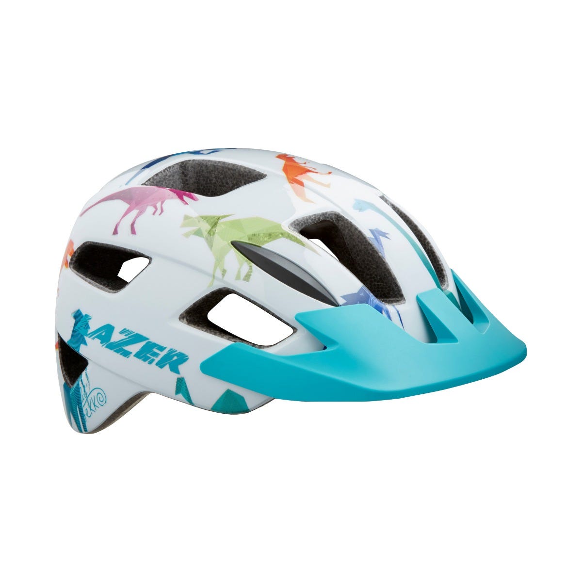 Lazer Lil' Gekko Kids Helmet White/Dino 46-50cm