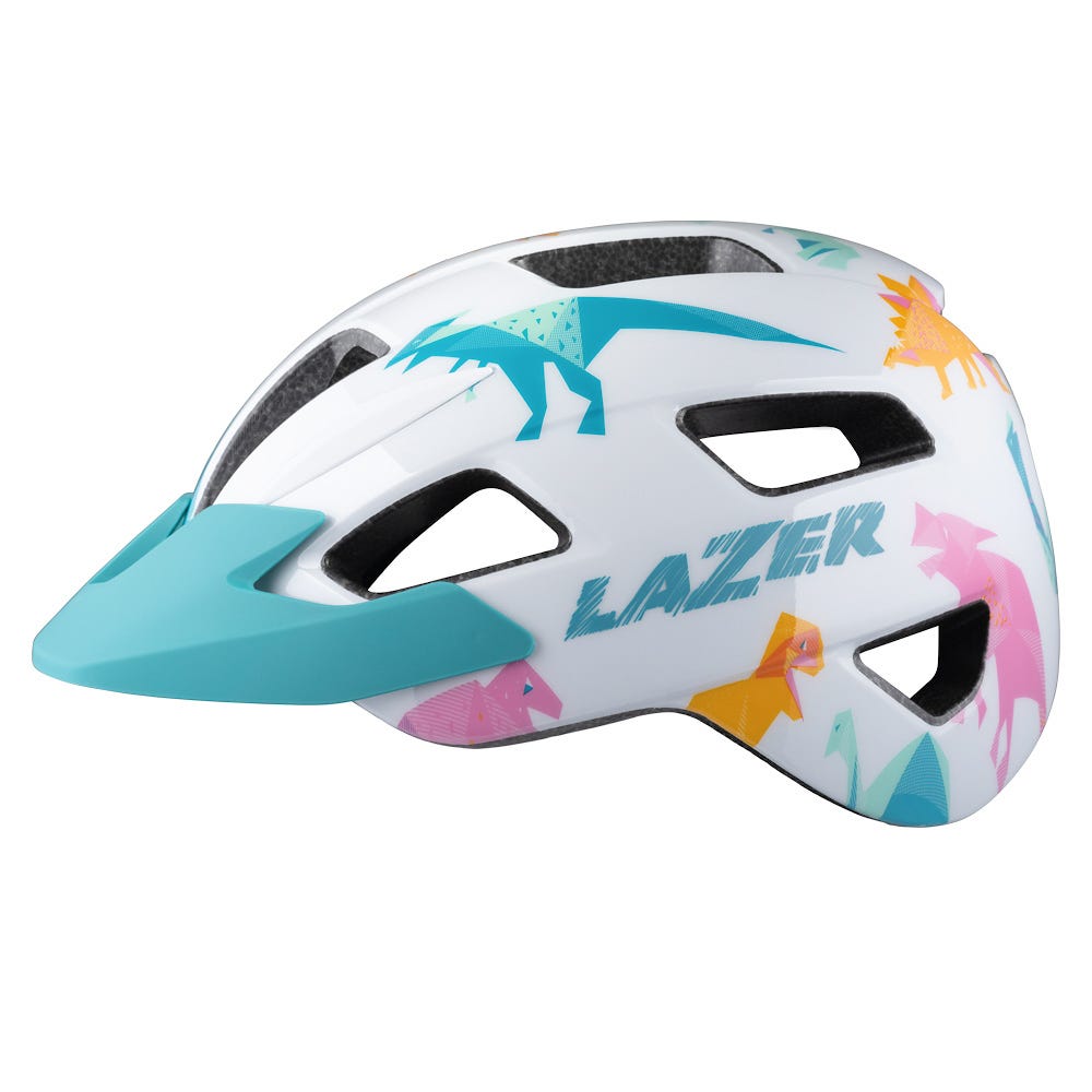 Lazer Lil' Gekko Kids Helmet White/Dino 46-50cm