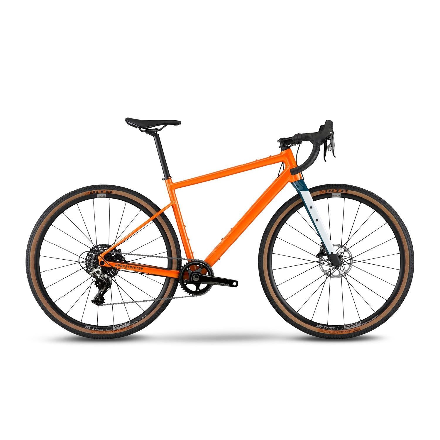 BMC Unrestricted AL ONE Gravel Bike Orange/Petrol/White