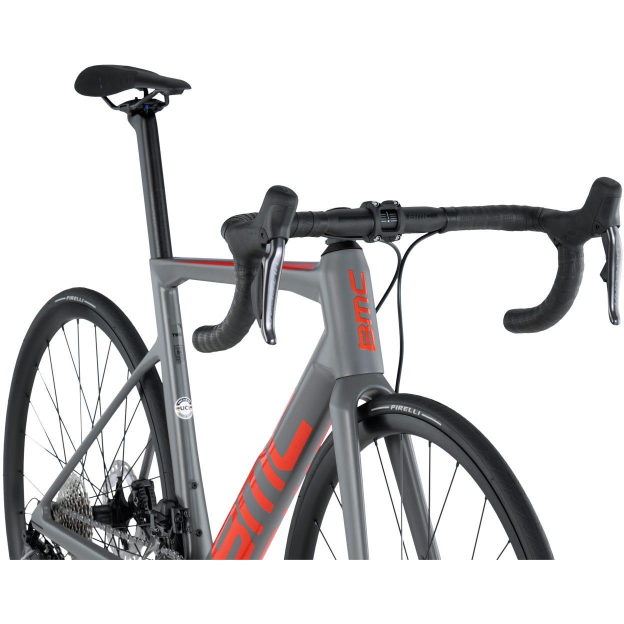 BMC Teammachine SLR Two Road Bike Grey/Orange/Black