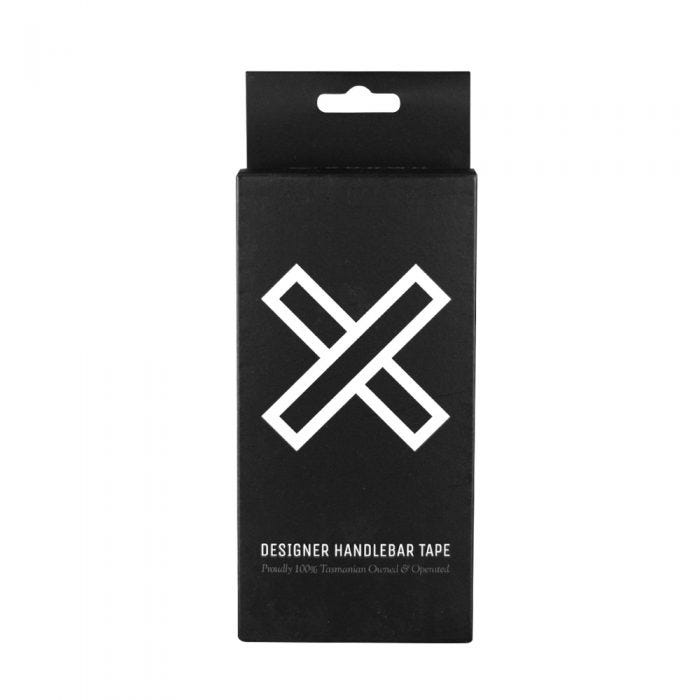 Burgh Silk White Bar Tape Black 2.5mm