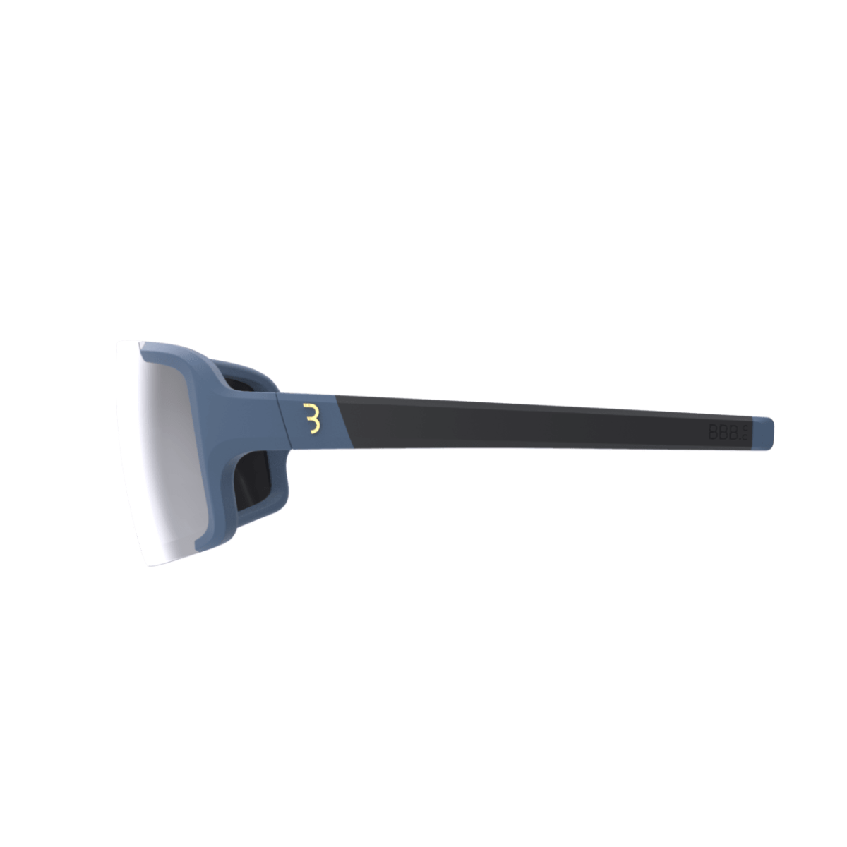 BBB Chester Sunglasses Blue with Silver Mirror Lens
