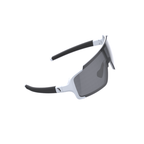 BBB Chester Sunglasses Matte White with Smoke Lens