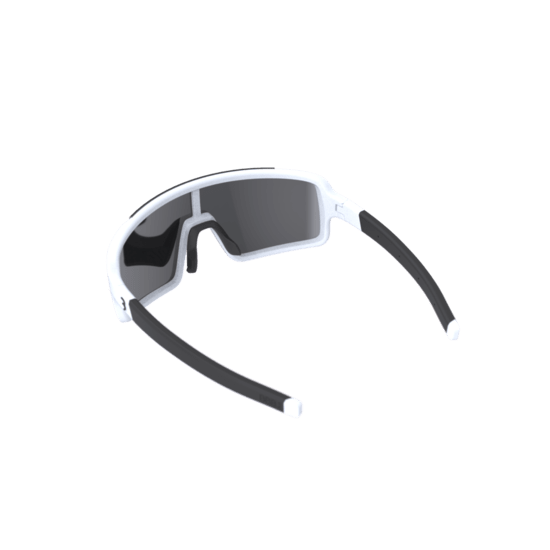 BBB Chester Sunglasses Matte White with Smoke Lens