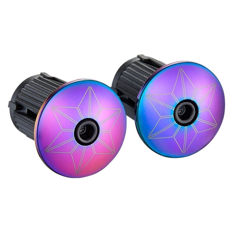 Supacaz Bling Oil Slick + Oil Slick Plugs