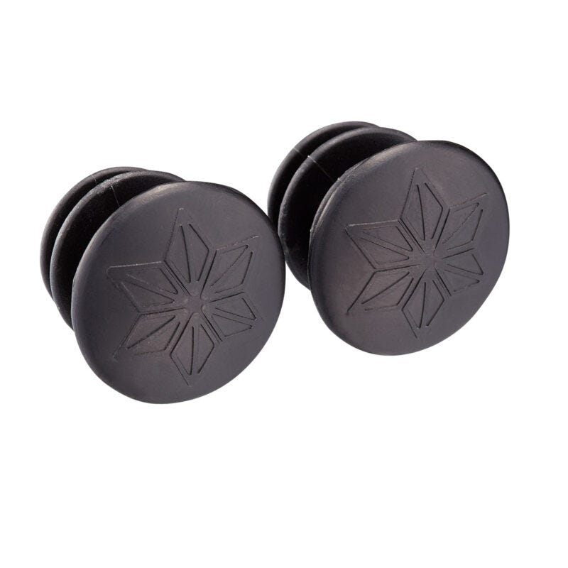 Supacaz Suave - Black + SL Plugs