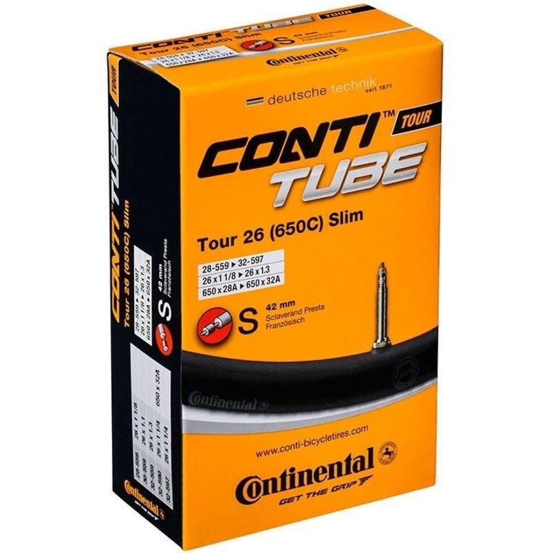Continental Tour Presta Valve Tube 26'' x 1&1/8''