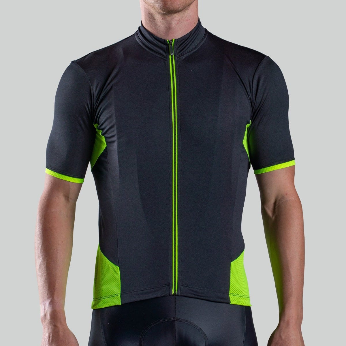 Bellwether Cadence Short Sleeve Jersey Black/Citrus