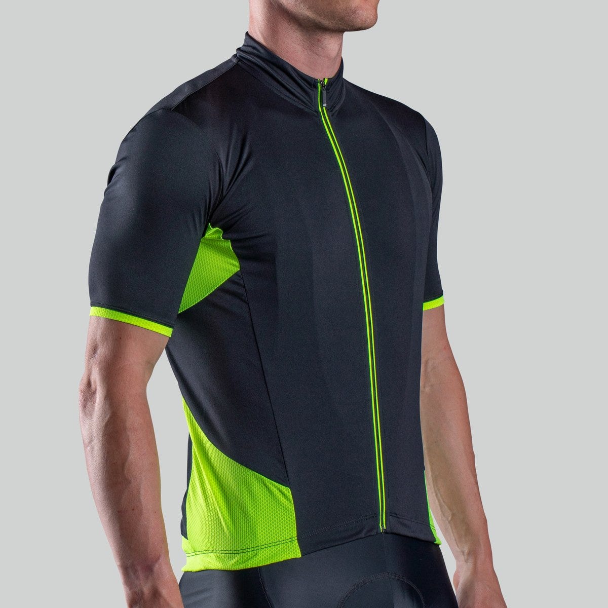 Bellwether Cadence Short Sleeve Jersey Black/Citrus