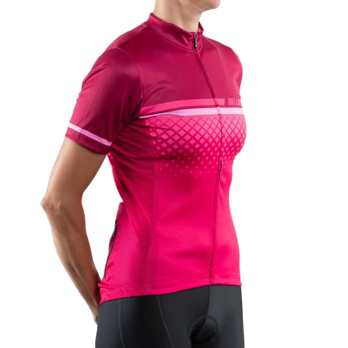 Bellwether Gradient Short Sleeve Women's Jersey Ruby