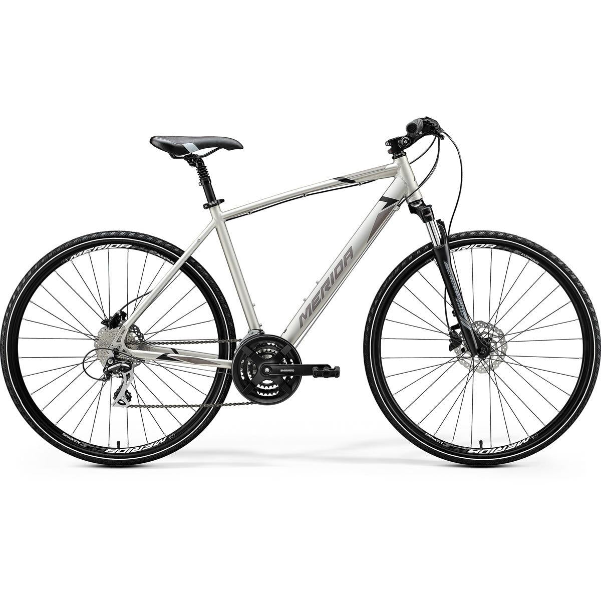 Merida Crossway 20D Hybrid Bike Silk Titan/Black/Grey (2020)