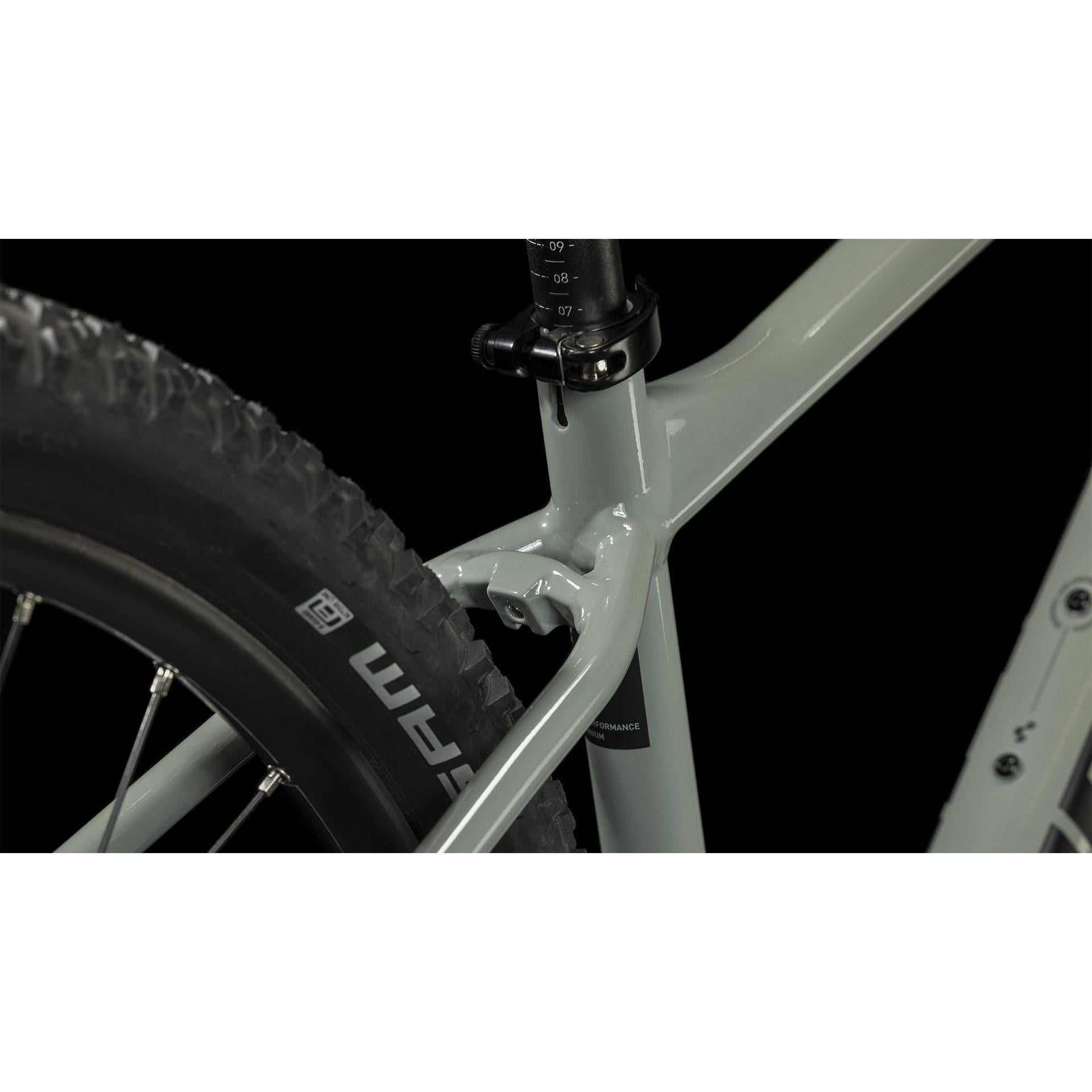 Cube Attention Hardtail Mountain Bike Swamp Grey 'n' Black