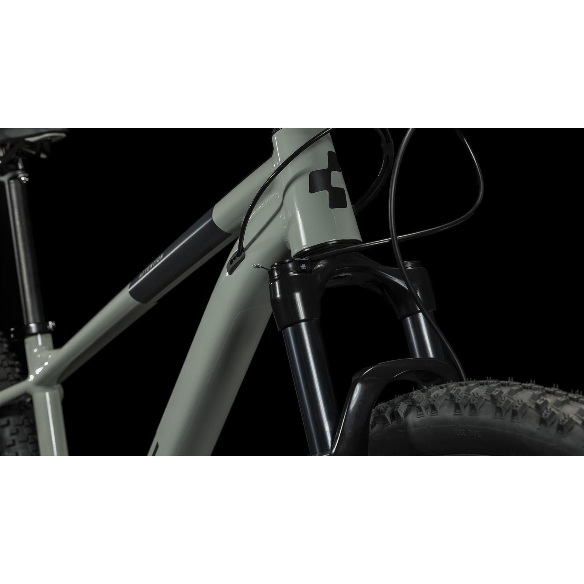 Cube Attention Hardtail Mountain Bike Swamp Grey 'n' Black