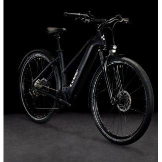 Cube Nuride Hybrid Pro 500 All-Road Trapeze Electric Hybrid Bike Black Metal