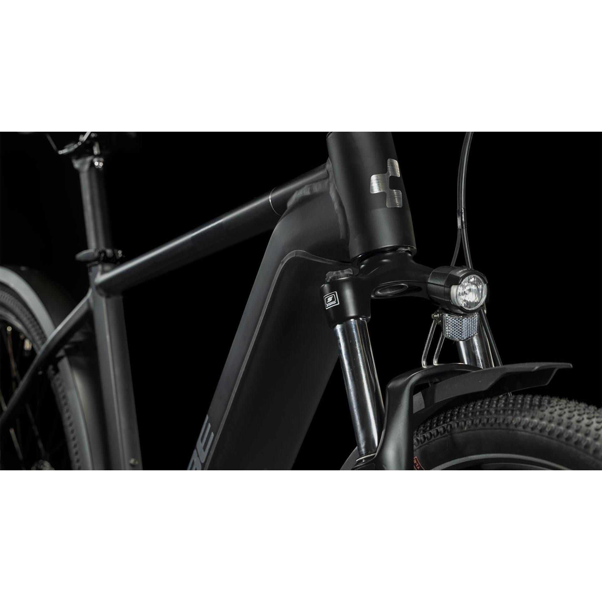 Cube Nuride Hybrid Pro 625 Allroad Electric Hybrid Bike Black n Metal