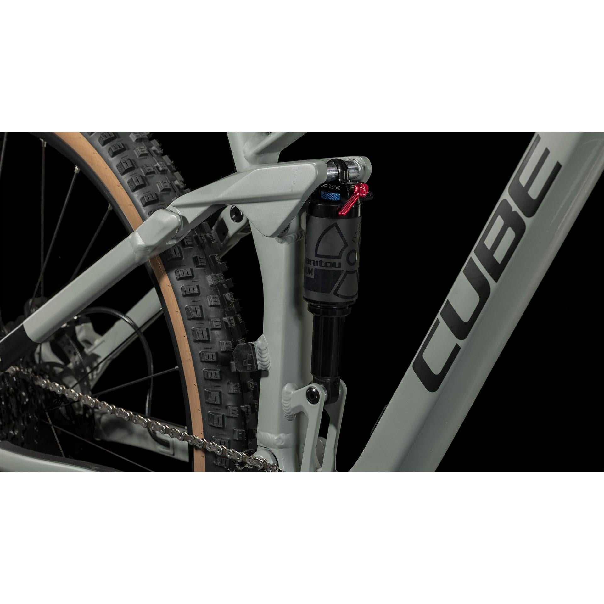Cube Stereo ONE22 Pro Dual Suspension Mountain Bike Swamp Grey/Black
