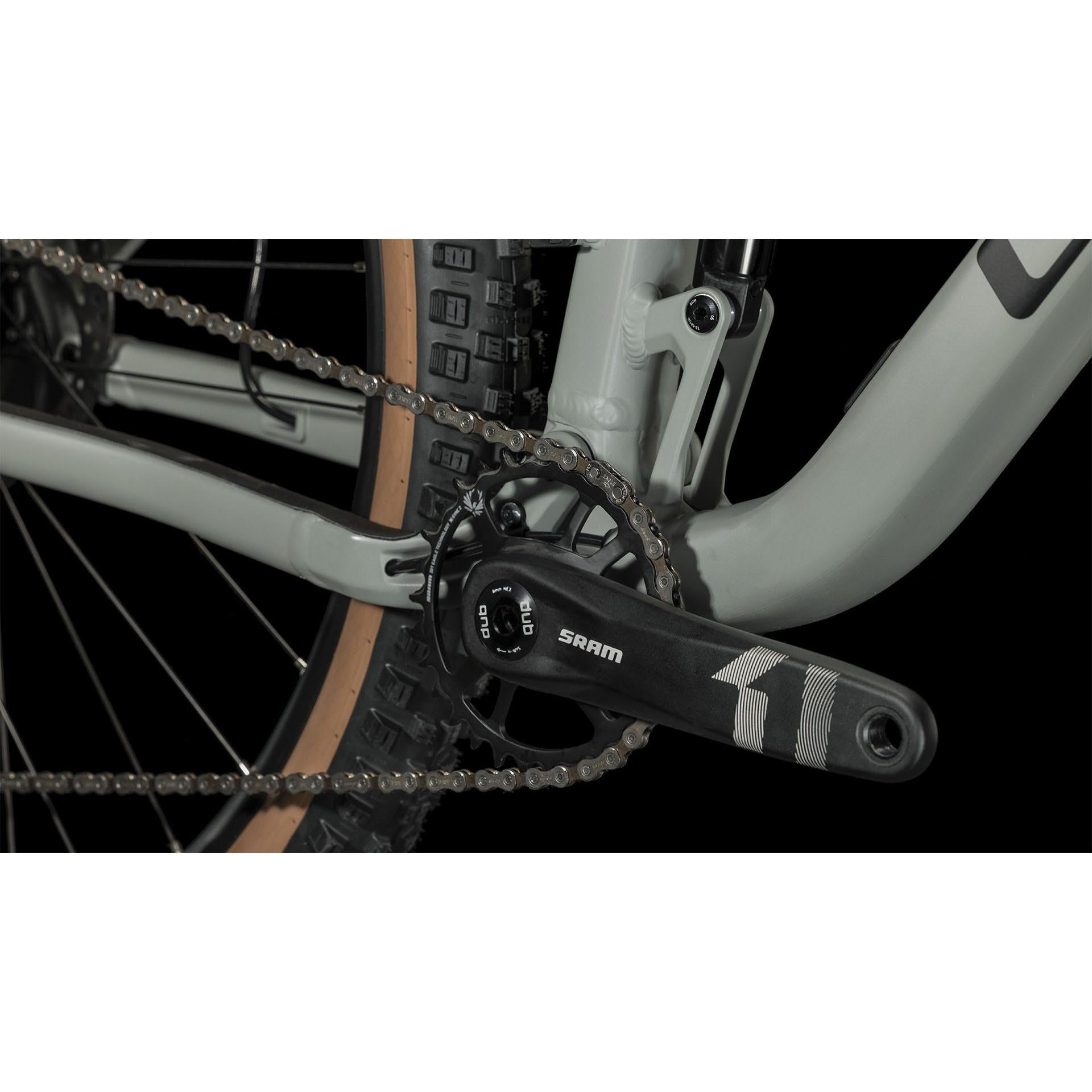 Cube Stereo ONE22 Pro Dual Suspension Mountain Bike Swamp Grey/Black